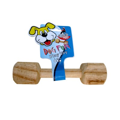 Supper Wooden Dumbell Small Dog Toys